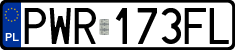 License plates of Poland, Regular car plates