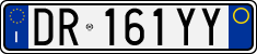 License plate of Italy, Cars (1994 year series)