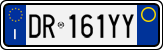 License plate of Italy, Cars (1994 year series)