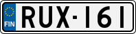 License plate of Finland, Cars
