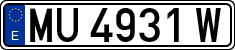 License plates of Spain, 1971 year series