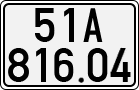 License plate of Vietnam, Cars