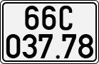License plate of Vietnam, Cars