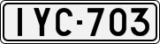 License plate of Finland, Cars