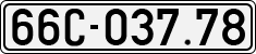 License plate of Vietnam, Cars