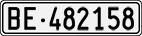 License plate of Switzerland, Cars