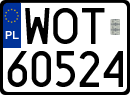License plates of Poland, Regular car plates