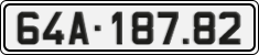 License plate of Vietnam, Cars