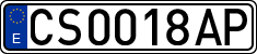 License plates of Spain, 1971 year series