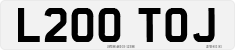 License plate of the United Kingdom, 1983 year system