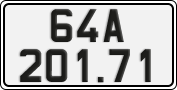 License plate of Vietnam, Cars