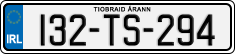 License plate of Ireland, Regular plates