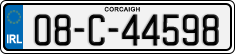 License plate of Ireland, Regular plates