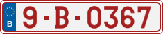 License plate of Belgium, Vanity Plates (2010)
