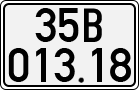 License plate of Vietnam, Cars