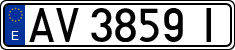License plates of Spain, 1971 year series
