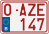 License plate of Belgium, Regular plates (2010)