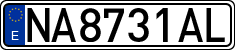 License plates of Spain, 1971 year series