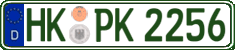 German license plate, Regular plates