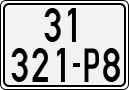 License plate of Vietnam, Motorcycles