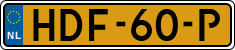 License plate of the Netherlands, Cars