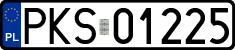 License plates of Poland, Regular car plates