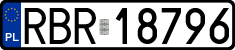 License plates of Poland, Regular car plates
