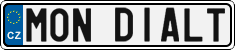 License plate of the Czech Republic, Vanity Plates