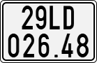 License plate of Vietnam, Specialty plates