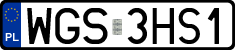License plates of Poland, Regular car plates