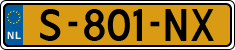 License plate of the Netherlands, Cars