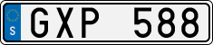 License plate of Sweden, Regular plates