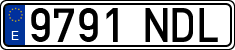 License plates of Spain, Ordinary (2000)