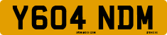License plate of the United Kingdom, 1983 year system