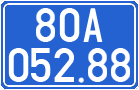 License plate of Vietnam, Government and public administrations
