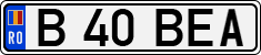 License plate of Romania, Regular plates