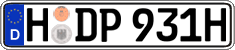 German license plate, Plates for oldtimers (type 