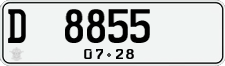 License plate of Indonesia, Regular plates