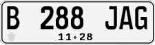 License plate of Indonesia, Regular plates