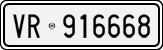 License plate of Italy, Cars (1927 year series)