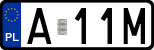 License plates of Poland, Regular car plates