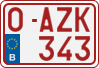 License plate of Belgium, Regular plates (2010)