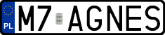 License plates of Poland, Vanity Plates