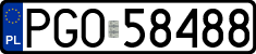 License plates of Poland, Regular car plates