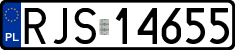 License plates of Poland, Regular car plates