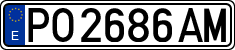 License plates of Spain, 1971 year series