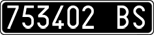 License plate of Italy, Cars (1927 year series)