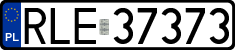 License plates of Poland, Regular car plates
