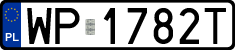 License plates of Poland, Regular car plates