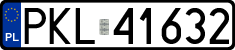 License plates of Poland, Regular car plates